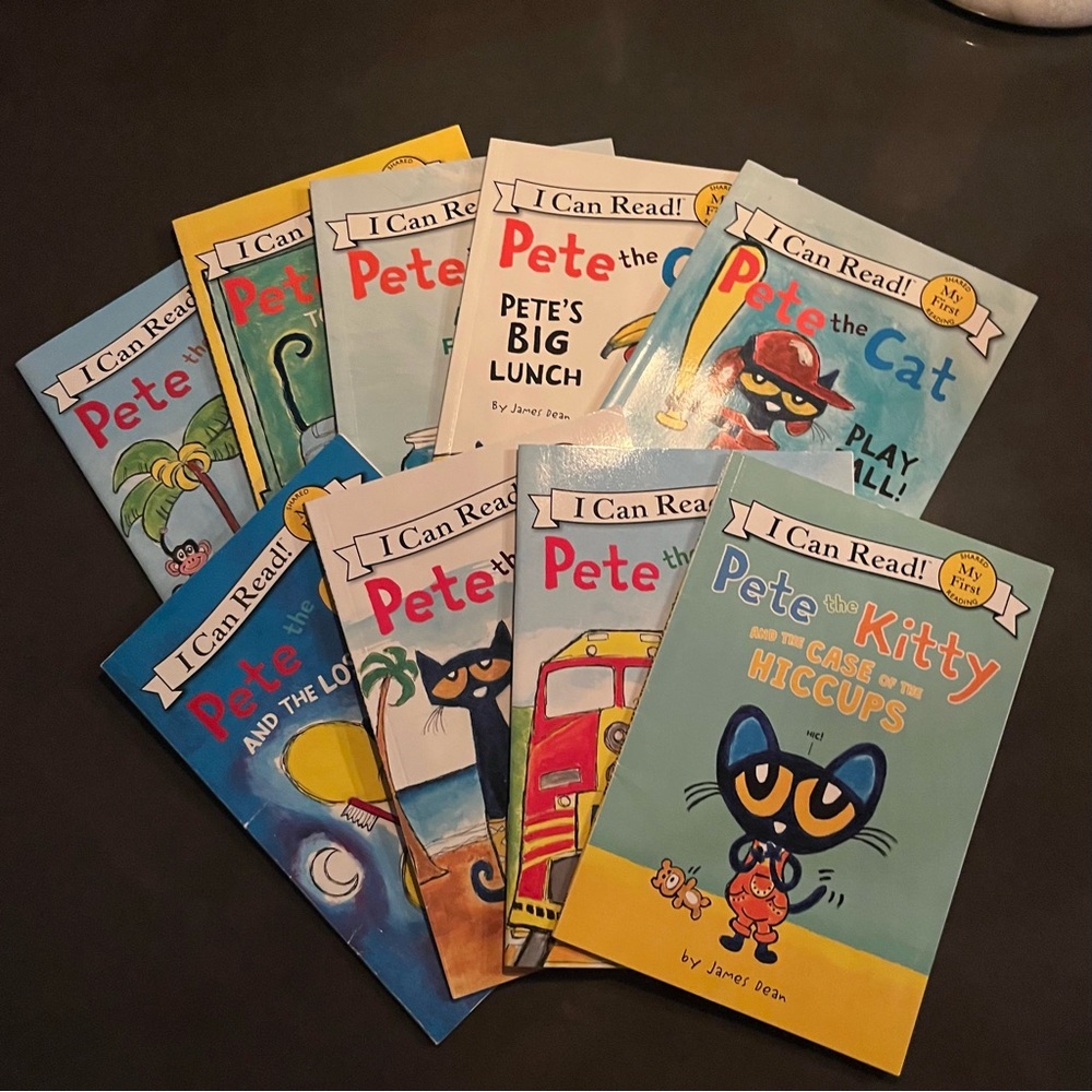 My First Reading Paperback Books from Pete the Cat Series! ALL 9 books included